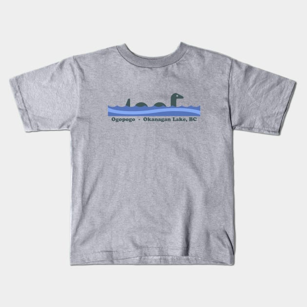 Ogopogo Kids T-Shirt by GloopTrekker